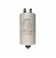 Конденсатор для LG, Samsung, Ariston, СВВ60 16мкФ, 450V, х60160