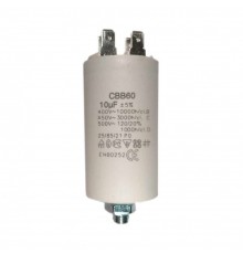 НАБОР 4 шт Конденсатор для LG, Samsung, Ariston, СВВ60 10мкФ, 450V, KMх60100