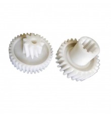 Блок большая + малая шестерня для мясорубки Midea MG2752, D59 + D59,5мм, 28 + 38 зубьев, h1154