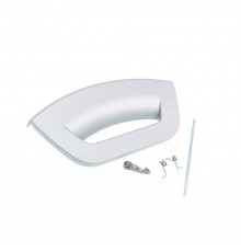 НАБОР 2 шт Ручка люка Ariston, Indesit, пластик, белая, KM507932