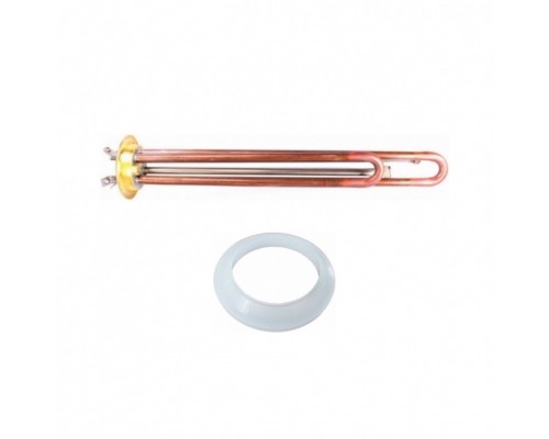 Комплект ТЭН 2 кВт (2000 Вт) RF для водонагревателя Thermex, Garanterm, Electrolux EWH, под анод М6, клеммы под винт + прокладка, 50854K1