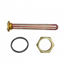 Комплект ТЭН 1,2 кВт (1200 Вт) RDT, резьбовой 42 мм для Ariston, De Luxe, Real, Thermex, под анод М6 + прокладка + контргайка, 20290K