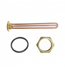 Комплект ТЭН 1,2 кВт (1200 Вт) RDT, резьбовой 42 мм для Ariston, De Luxe, Real, Thermex, под анод М6 + прокладка + контргайка, 30290K