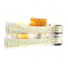 Ремкомплект амортизаторов, 80-110N, L150мм, D8мм, комплект 2шт + 4 вкладыша, 2 поршня и 1 пакетик демпферной смазки, Bosch, Siemens, (673541), SP673541