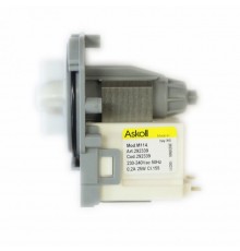 Сливной насос (помпа) для стиральной машины Electrolux, Zanussi, AEG, Askoll M114, 25W, 3 защёлки, Р004